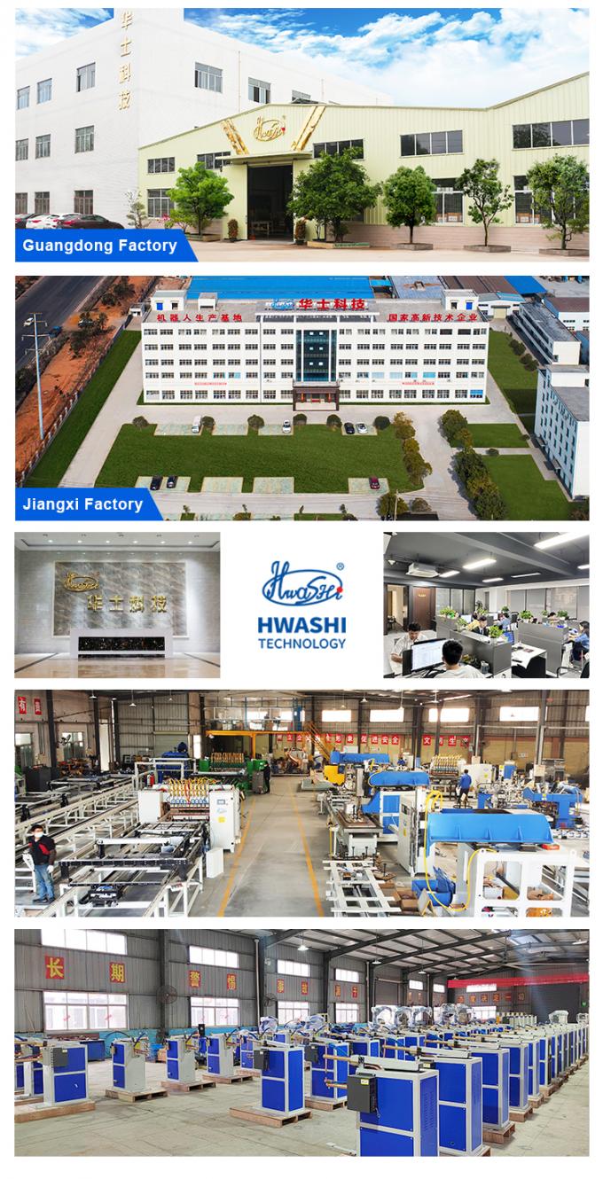 دستگاه جوش نقطه‌ای اتوماتیک چند نقطه‌ای متحرک ورقه‌ای استیل ضد زنگ Hwashi Security 9