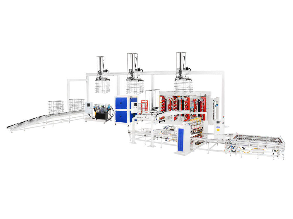 ماشین جوش قفس IBC Tote شامل محافظ محافظ و قدرت جوش 225KVA X 4 طراحی شده برای کارهای جوش سنگین