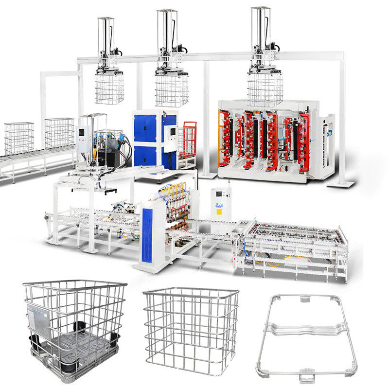IBC قفس پایه فریم جوش ماشین برای IBC 1000L مخزن آب فولاد ضد زنگ قفس