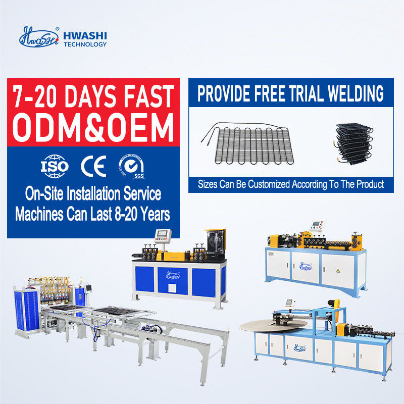 ماشین جوشکاری نقطه ای کنترل شده توسط CNC Hwashi برای تولید ریک سیم یخچال با حجم بالا