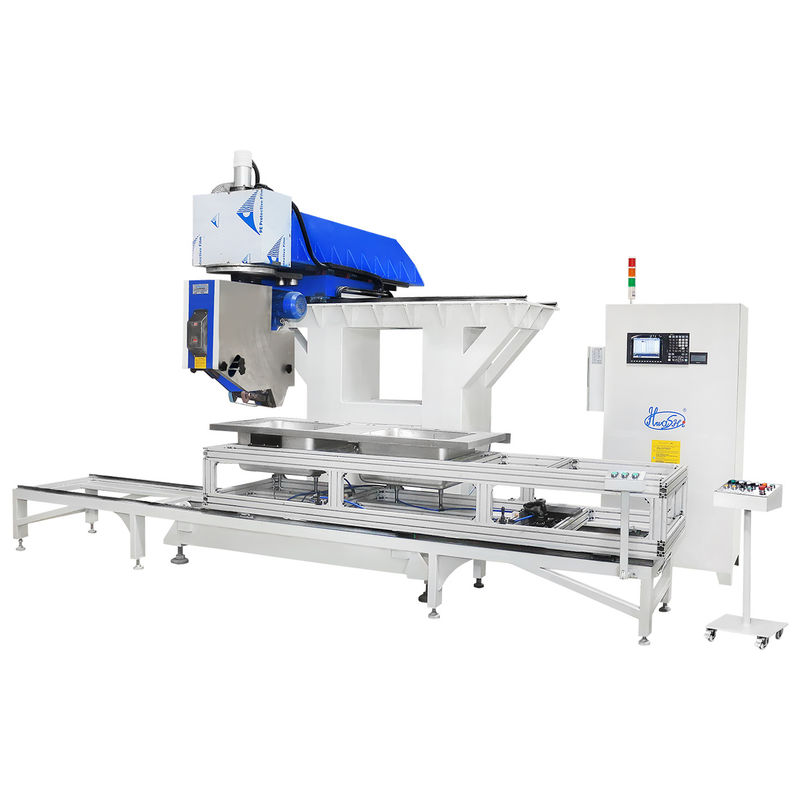 Hwashi Inox SS304 آشپزخانه ماشین جوش دو طرفه سینک و فولاد ضد زنگ CNC سینک پولیش ماشین آسیاب