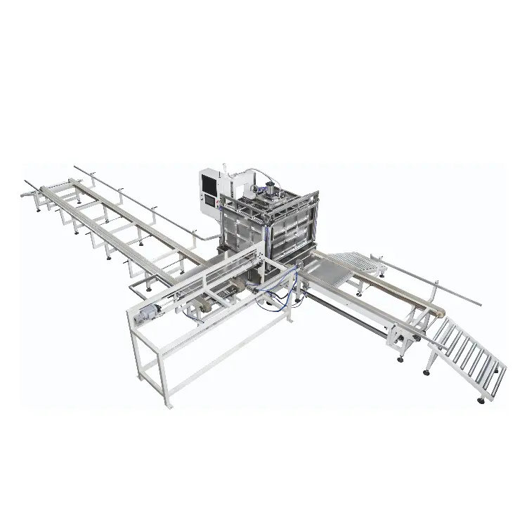 خط تولید اتوماتیک IBC Grid Cage Frame، خط ماشین تست خروجی مخزن IBC کاملاً اتوماتیک