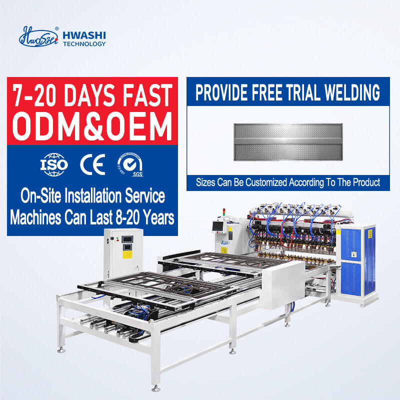ماشین جوشکاری نقطه ای کنترل شده توسط CNC Hwashi برای تولید ریک سیم یخچال با حجم بالا با سیستم خنک کننده آب