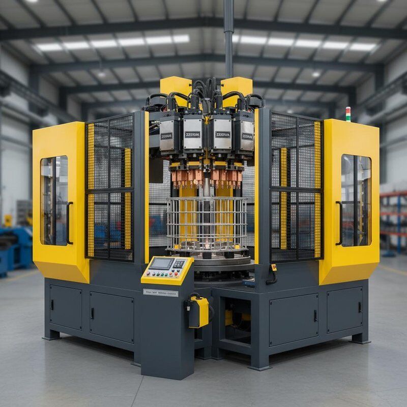 ماشین جوش قفس IBC Tote شامل محافظ محافظ و قدرت جوش 225KVA X 4 طراحی شده برای کارهای جوش سنگین